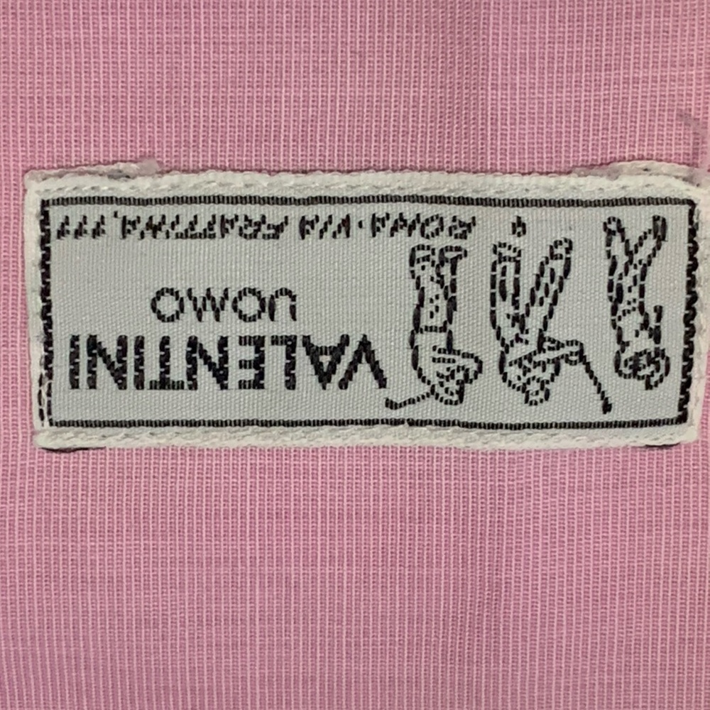 Valentini uomo pink dress shirt size L